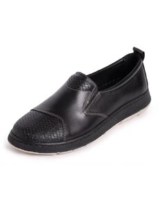 Pantofi piele naturala 090 negru Dr. Calm