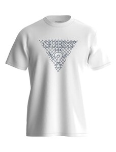 GUESS T-Shirt Ss Cn Triangle Embro Tee M4RI27K8FQ4 g011 pure white