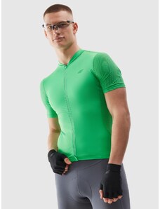 4F Tricou de ciclism cu fermoar pentru bărbați - verde - 3XL