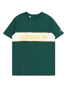 ADIDAS ORIGINALS Tricou galben / verde smarald / alb