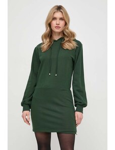 Patrizia Pepe rochie culoarea verde, mini, oversize