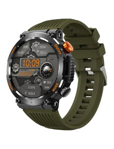 Ceas Smartwatch, Tio Militar, Fitness, Calorii, Sport, LED Lanterna 1.46 HD, Apeluri Bluetooth, Busola GPS