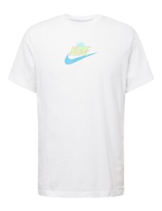 Nike Sportswear Tricou 'SPRING BREAK SUN' turcoaz / azur / verde deschis / alb