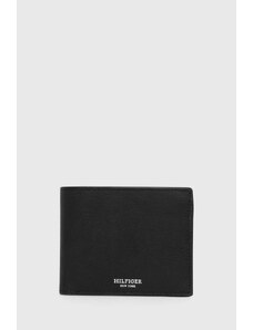 Tommy Hilfiger portofel de piele bărbați, culoarea negru AM0AM12196