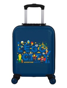Lego valiză pentru copii culoarea albastru marin