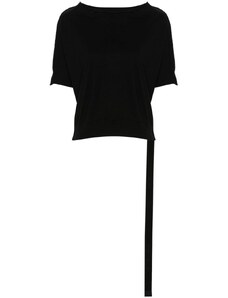 Rick Owens DRKSHDW cropped organic cotton T-shirt - Black