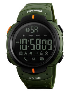 Ceas Smartwatch barbatesc, Skmei, Bluetooth, Pedometru, Afisaj Digital, Calorii, Sport, notificari
