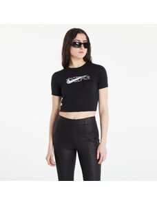 Tricou pentru femei Nike NSW Oversized Slim Crop Tee Black