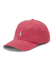 Polo Ralph Lauren șapcă din bumbac pentru copii culoarea rosu, neted