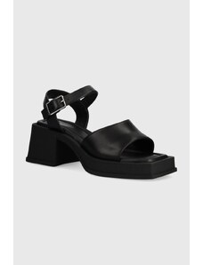 Vagabond Shoemakers sandale de piele HENNIE culoarea negru