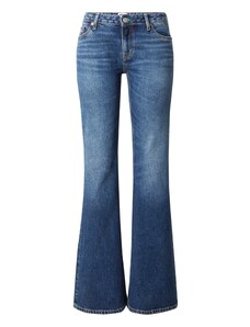 Tommy Jeans Jeans albastru denim / roșu intens / alb