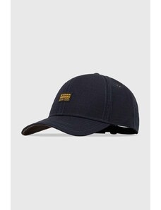 G-Star Raw șapcă de baseball din bumbac culoarea albastru marin, cu imprimeu