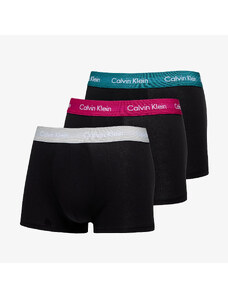 Boxeri Calvin Klein Cotton Stretch Classic Fit Low Rise Trunk 3-Pack Black