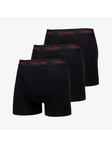 Boxeri Calvin Klein Cotton Stretch Wicking Technology Classic Fit Trunk 3-Pack Black