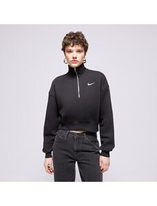 Nike Bluză W Nsw Phnx Flc Qz Crop Femei Îmbrăcăminte Bluze DQ5767-010 Negru