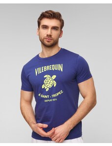 Tricou pentru bărbați albastru marin Vilebrequin Portisol