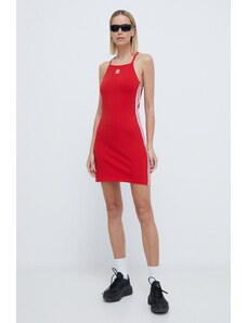 adidas Originals rochie culoarea roșu, mini, mulată IR8128