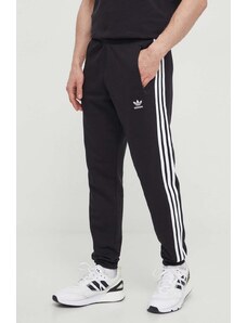 adidas Originals pantaloni de trening 3-Stripes Pant culoarea negru, cu imprimeu, IU2353