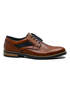 Pantofi barbati Rieker casual-business maro din piele naturala RIK13522-24