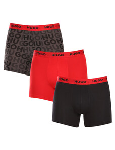 3PACK boxeri bărbați HUGO multicolori (50510192 025) XXL
