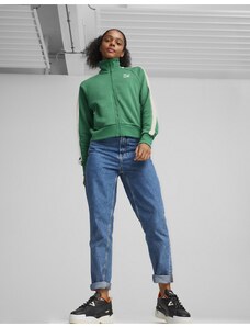 Puma Iconic t7 track jacket in green