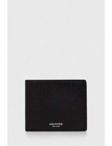 Tommy Hilfiger portofel de piele bărbați, culoarea negru AM0AM12195