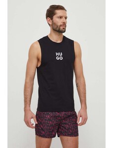 HUGO tricou din bumbac bărbați, culoarea negru 50510189