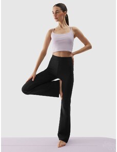 4F Pantaloni de yoga cu uscare rapidă pentru femei - negri - L