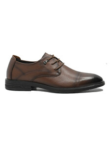 Pantofi barbati Mels stil derby, maro, din piele naturala FNX16233
