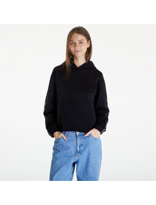 Hanorac pentru femei Calvin Klein Jeans Logo Elastic Hoodie Black
