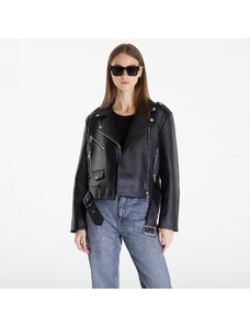 Jachetă pentru femei Calvin Klein Jeans Classic Faux Leather Black