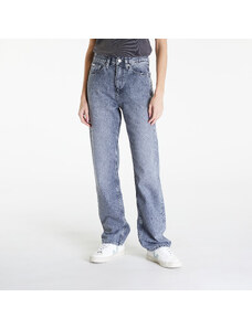 Blugi pentru femei Calvin Klein Jeans High Rise Straight Jeans Denim Grey