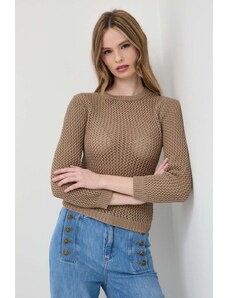 Marella pulover femei, culoarea bej 2413940000000