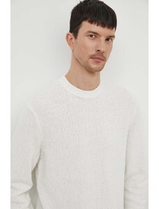 BOSS pulover bărbați, culoarea alb 50511773