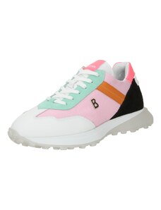 BOGNER Sneaker low 'Charlotte 1C' verde mentă / roz / negru / alb
