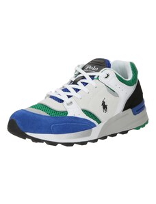 Polo Ralph Lauren Sneaker low 'Trackster 200' albastru / verde / negru / alb