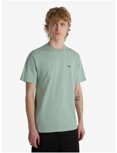 Light Green Men's T-Shirt VANS Left Chest Logo - Men's