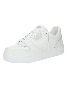 GUESS Sneaker low 'ANCONA' gri deschis / negru / alb