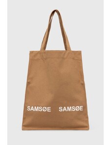 Samsoe Samsoe poșetă culoarea maro