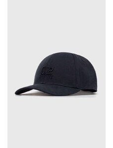 C.P. Company șapcă de baseball din bumbac Gabardine culoarea albastru marin, cu imprimeu, 16CMAC282A006288A