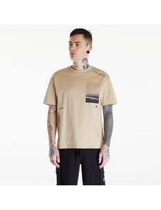 Tricou pentru bărbați Calvin Klein Jeans Serenity Back Graphic Beige
