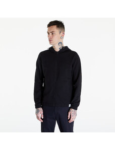 Hanorac pentru bărbați Calvin Klein Jeans Woven Tab Zip Through Black