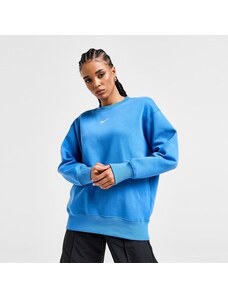 Nike Bluză Cu Glugă W Nsw Phnx Flc Os Crew Phoenix Femei Îmbrăcăminte Bluze DQ5733-402 Albastru