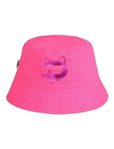 Karl Lagerfeld pălărie din bumbac pentru copii culoarea roz, bumbac