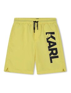 Karl Lagerfeld pantaloni scurti de baie copii culoarea galben