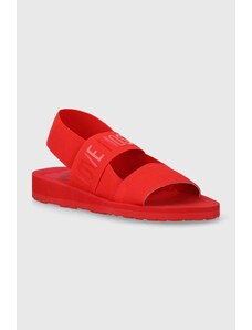 Love Moschino sandale femei, culoarea rosu, JA16033G0IJN7500
