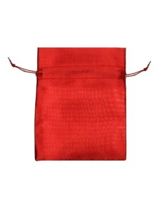 Bijuterii Eshop - Punguță de cadou roșie, suprafață lucioasă, șnur GY24