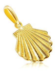 Bijuterii Eshop - Pandantiv din aur de 14K - scoică de mare cu crestături S1GG235.16