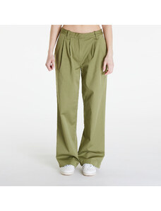 Pantaloni din pânză pentru femei Calvin Klein Jeans Utility Pant Green