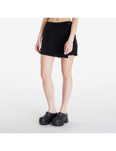 Pantaloni scurți pentru femei Calvin Klein Jeans Buckle Wrap Mini Skort Black